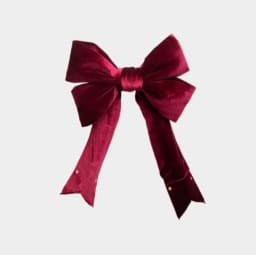 Burgundy Bows No Trim