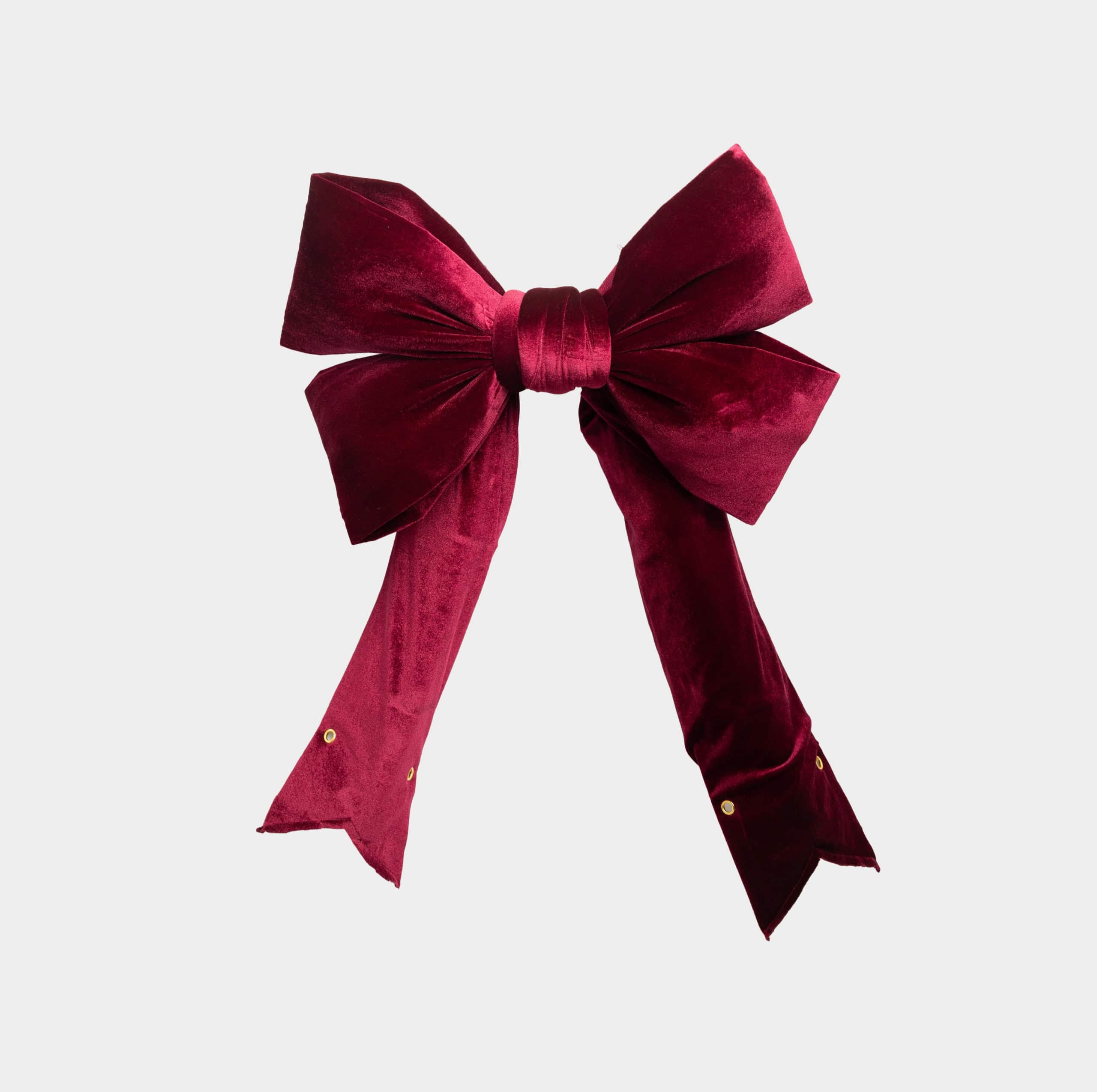 Burgundy Bows No Trim