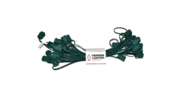 Heavy-duty outdoor string light extension cords for commercial lighting projects.