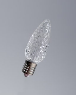 C9 Pure White Faceted Bulbs - Image 2