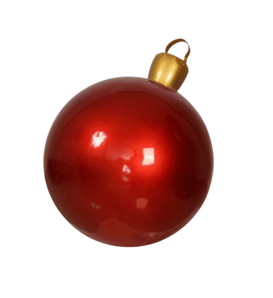 Fiberglass Decor Red Ornament 22.4"L x 22.4"W x26" H