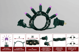Purple 5mm 50L 6" - Image 2