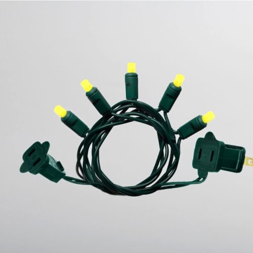 Indoor decorative string lights with LED bulbs for event lighting and illumination.