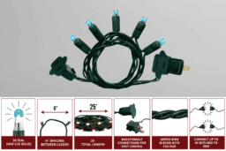 Teal 5mm 50L 6" - Image 2