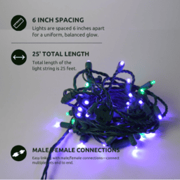 Goblin 5mm (Green w/Purple Pulse) 50L 6"