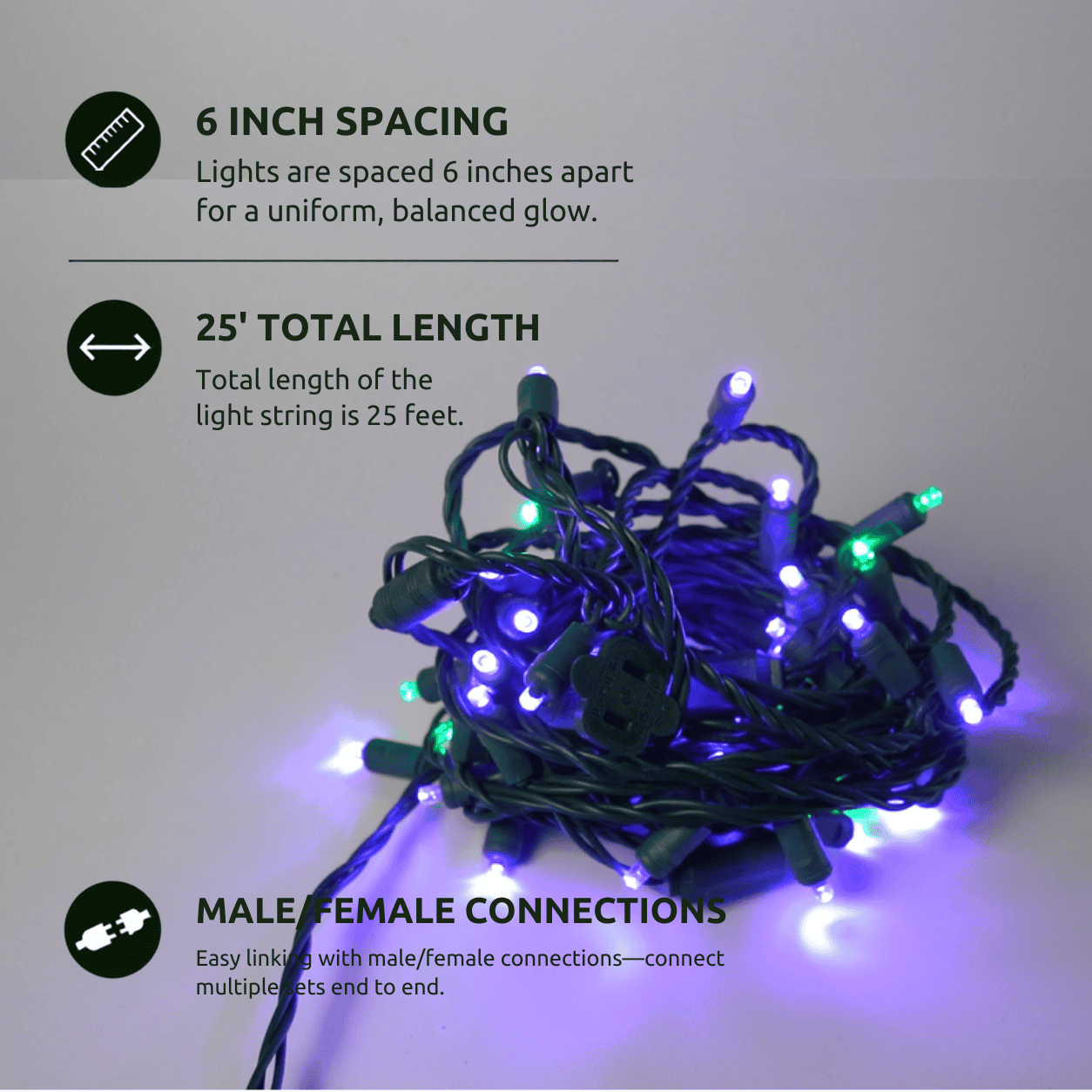 Goblin 5mm (Green w/Purple Pulse) 50L 6"
