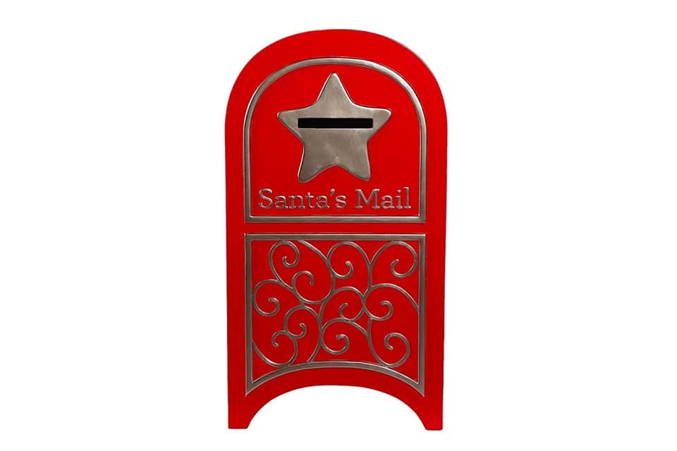 Fiberglass Decor Christmas Mailbox 43"