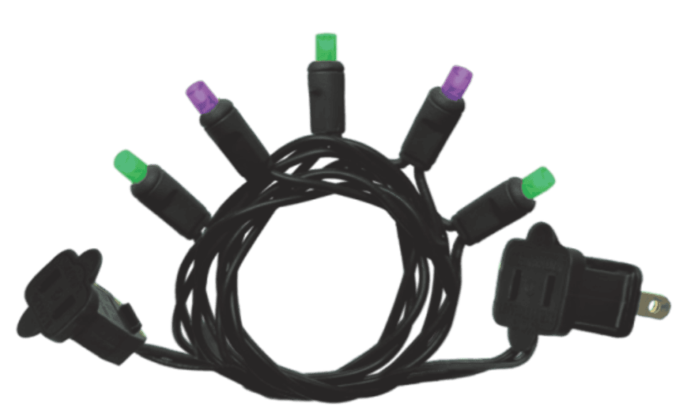 Green/Purple 5mm 50L 6"
