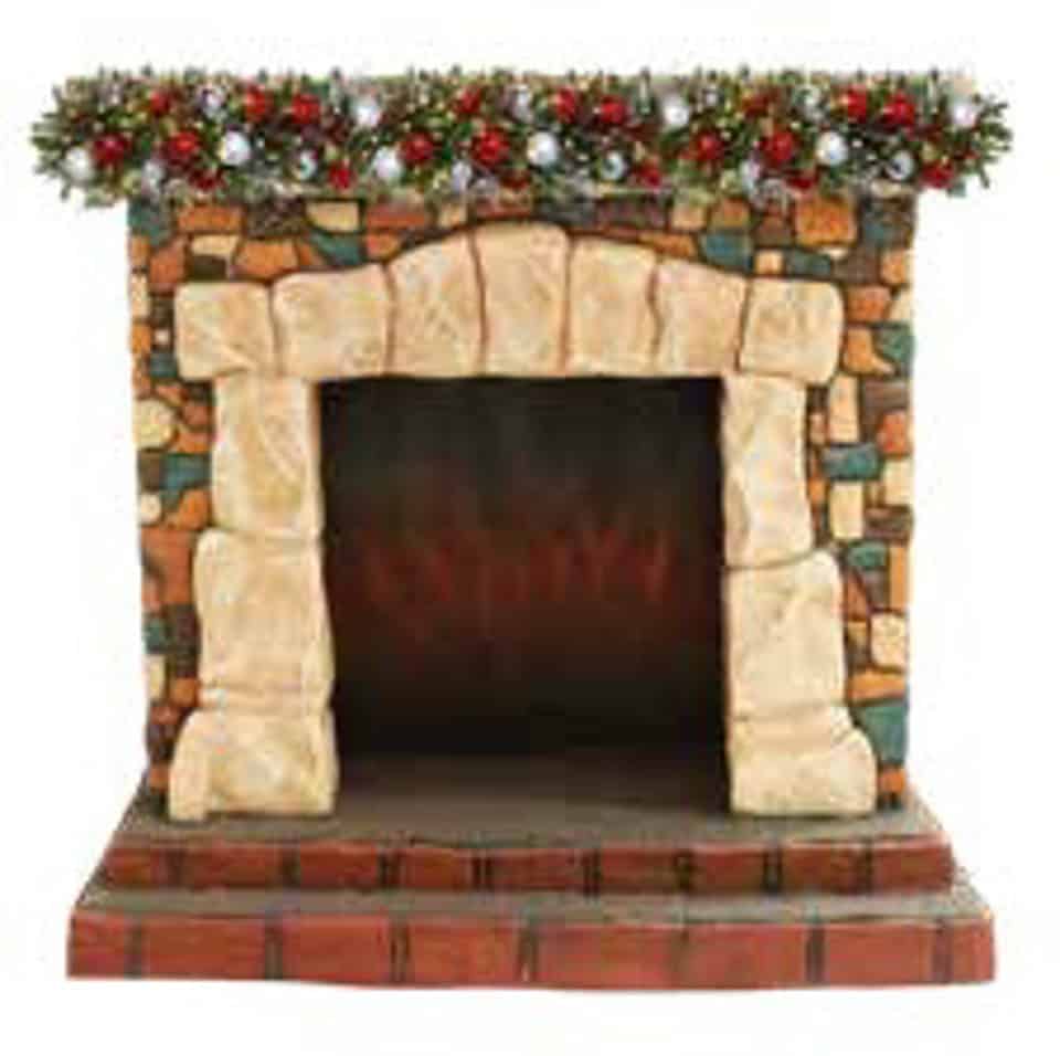Fiberglass Decor Fireplace 50"H