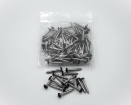 Screws 100Pk Stainless Black 1" X #8 - Image 2