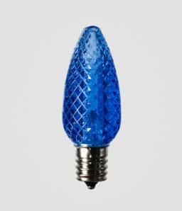 C9 Blue Faceted Bulbs