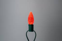 C9 Orange Faceted Bulbs - Image 3