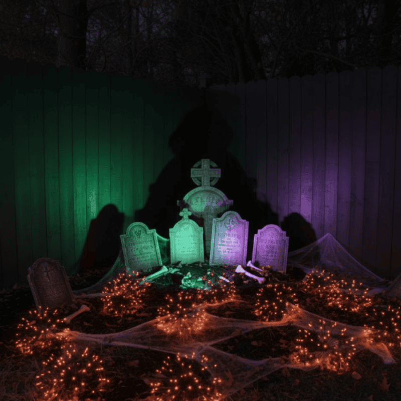 19 Halloween Party Lighting Ideas to Set the Perfect Spooky Mood 19 19 Halloween Party Lighting Ideas to Set the Perfect Spooky Mood