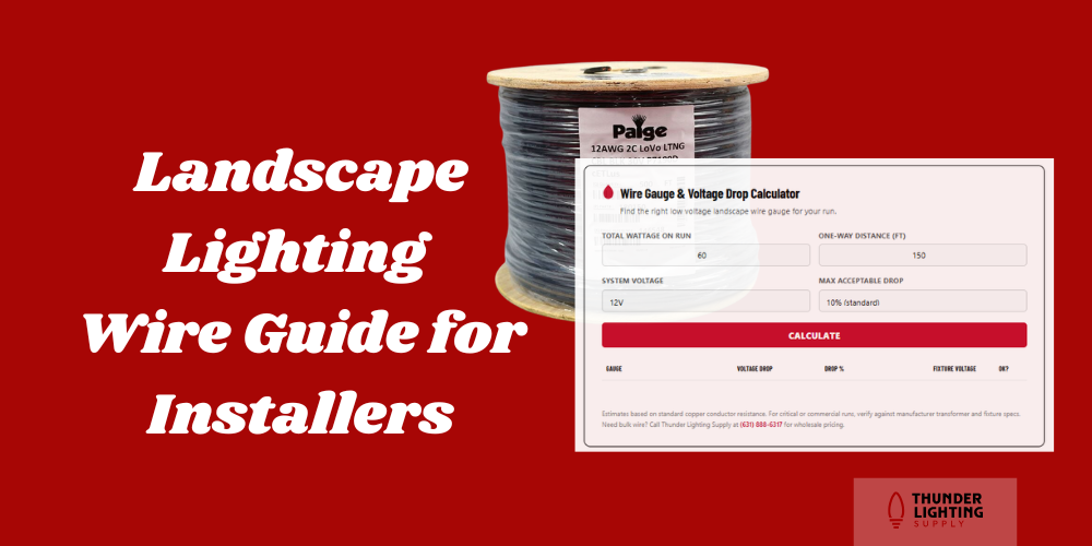 guide to landscape lighting wires