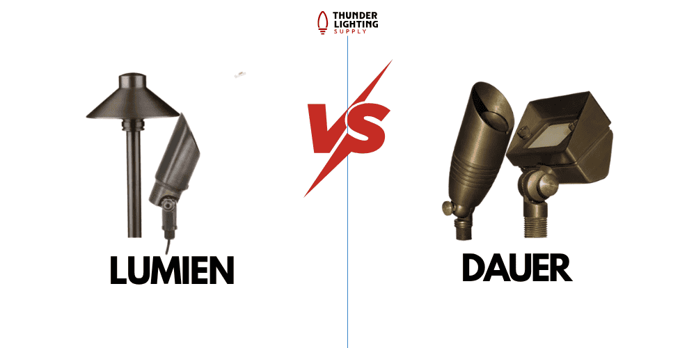Lumien vs Dauer for Best Landscape Lighting Fixtures
