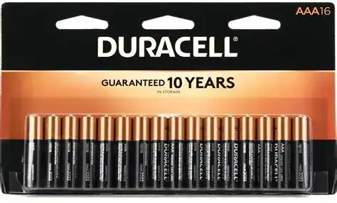 Duracell Coppertop AAA Batteries 16 pk