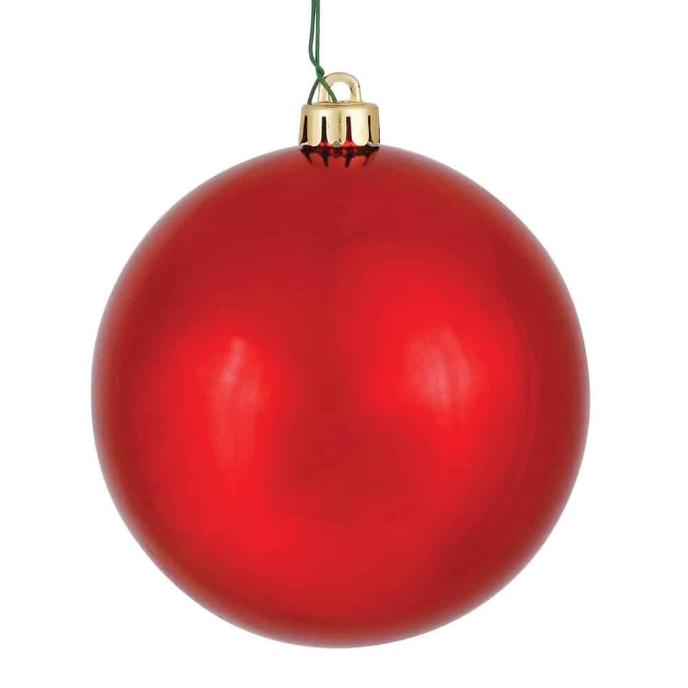 Ornament Ball Red Shiny