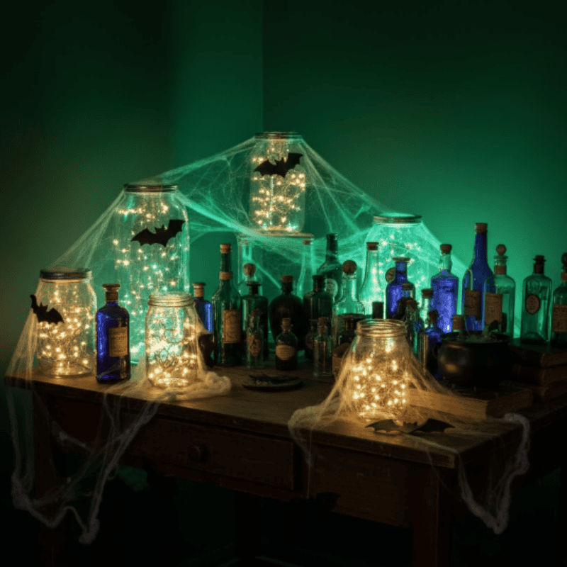 19 Halloween Party Lighting Ideas to Set the Perfect Spooky Mood 20 19 Halloween Party Lighting Ideas to Set the Perfect Spooky Mood