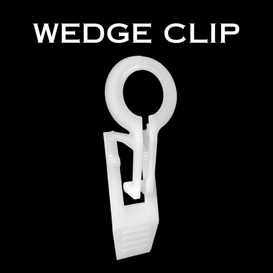 C9 Wedge Clip- White