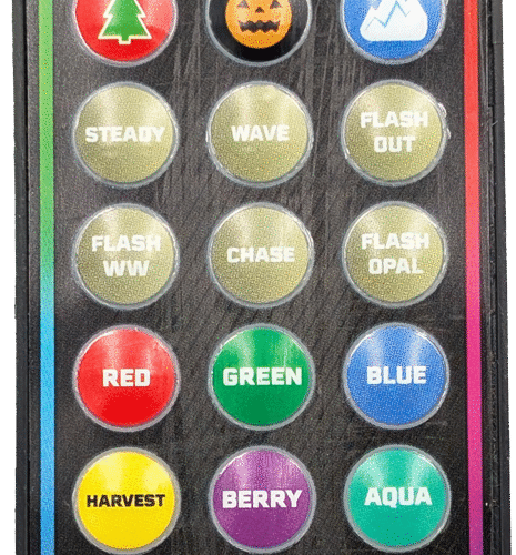 Multicolor RGB LED lighting control remote for stage and event lighting | Thunder Lighting Supply.