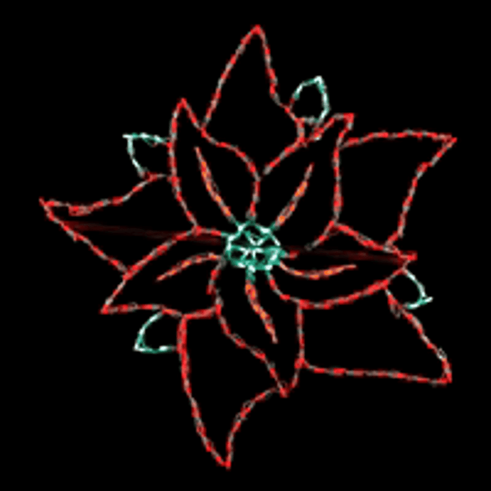 e0fiyjkb10bqppqz55bw0jlo-large-1.png Poinsetta 33" Wire Frame - Image 1