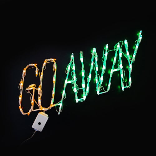 go away wire frame