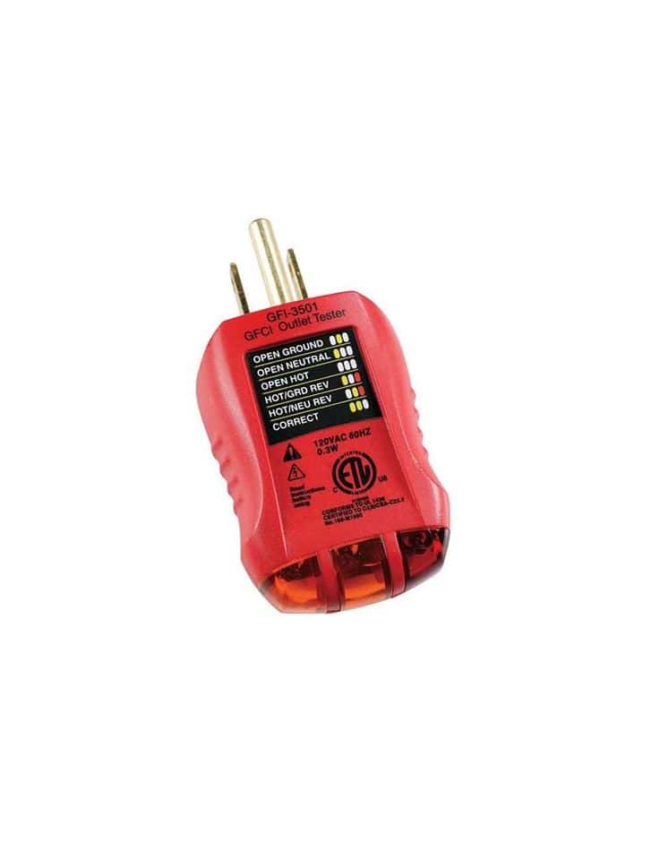 LED Outlet and GFCI Tester