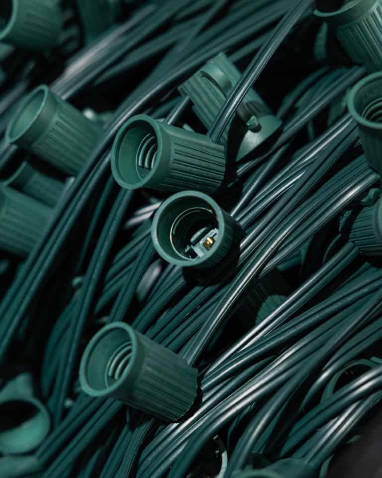 C9 Spool 15" Spacing Green Magnetic 250'