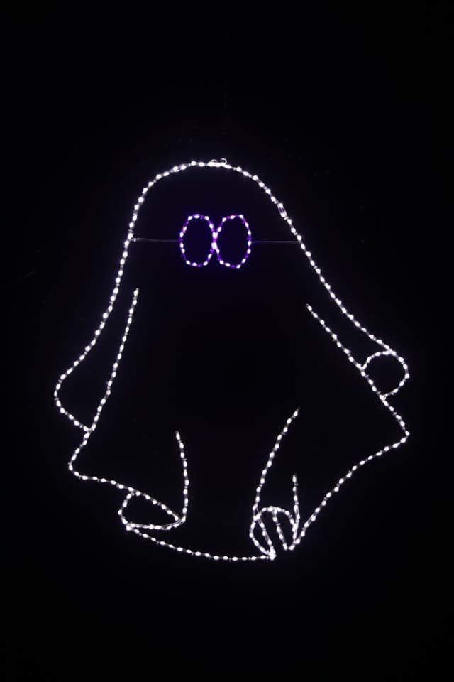 Ghost  Decor- 48" Wire Frame Rice Light