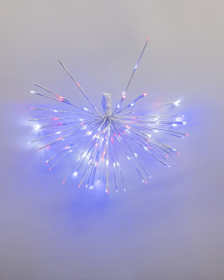 16" Red/Pure White/Blue Spritzer