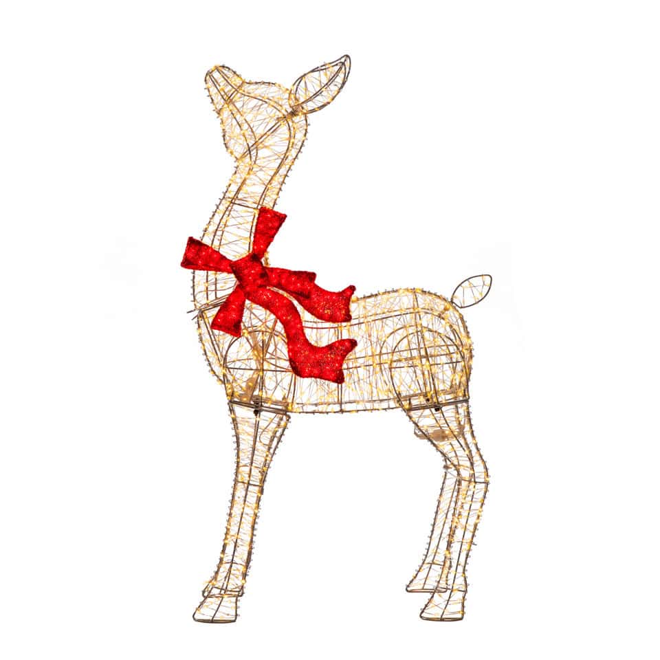 Wire Frame Big Seed Deer Fawn