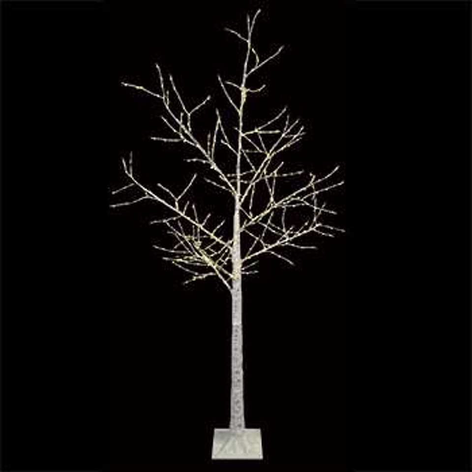 5.0' Micro Seed Birch Tree - Copper/Warm White