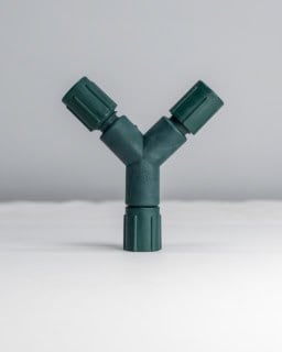 Coaxial Y Tap Splitter