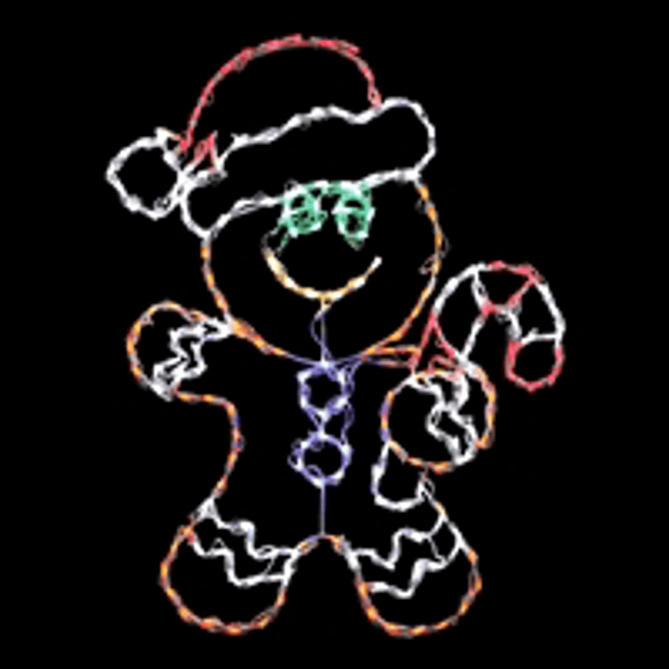 Gingerbread Boy 48" Wire Frame