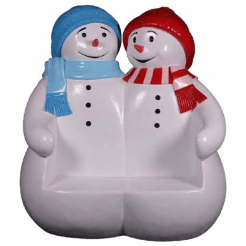 Fiberglass Snowman Seat