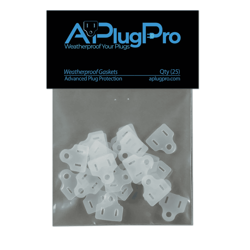 Weatherproof Gaskets Clear - 25 Pack