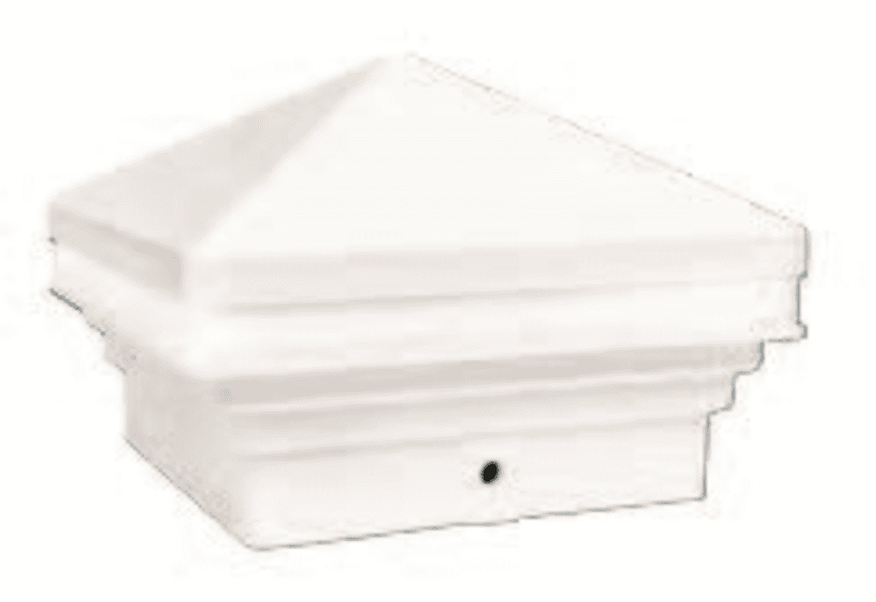 Veronese Fence Post Cap Light White