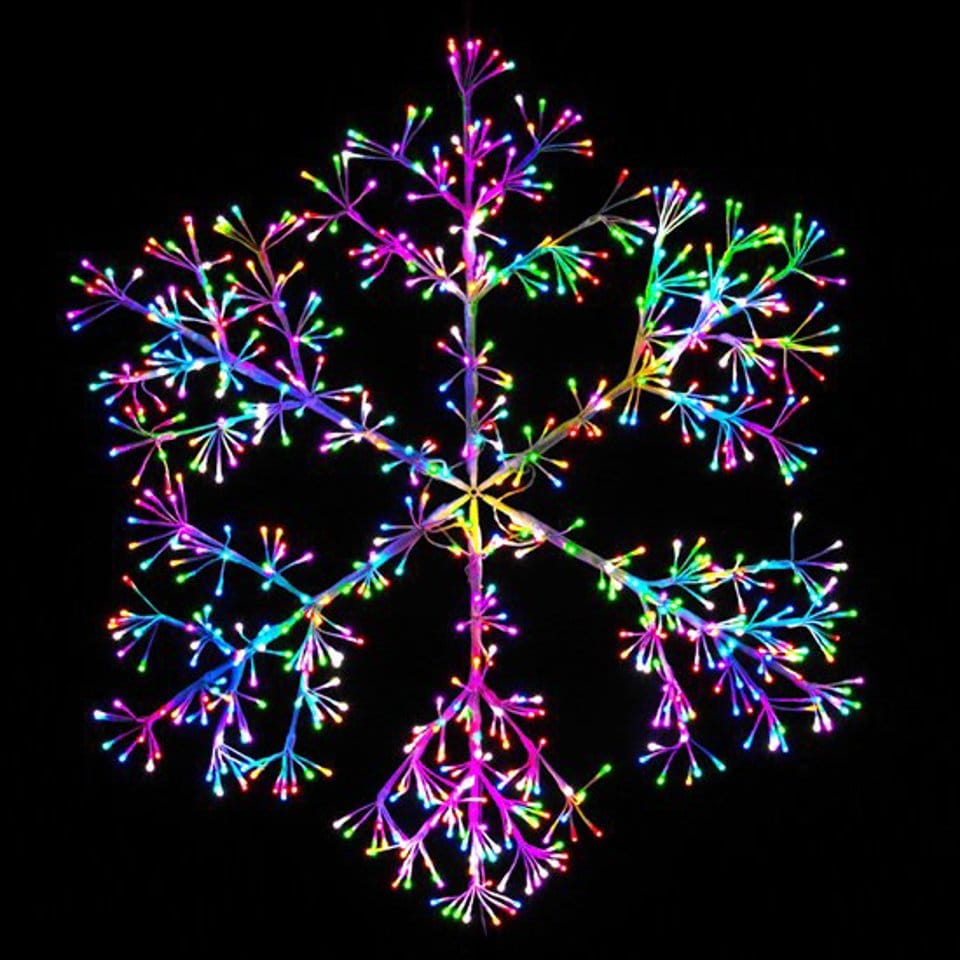 Sparkler Snowflakes Sparkle RgbWW 48"