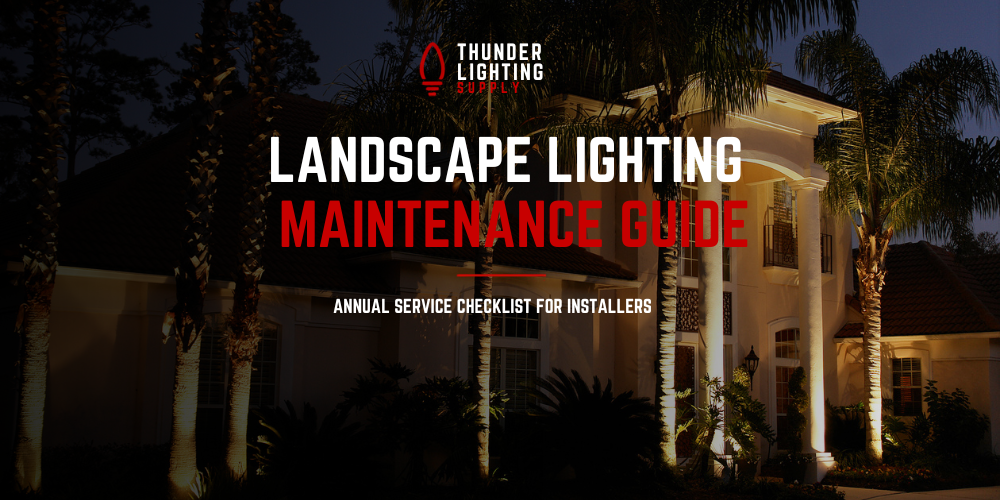 landscape lighting maintenance checklist