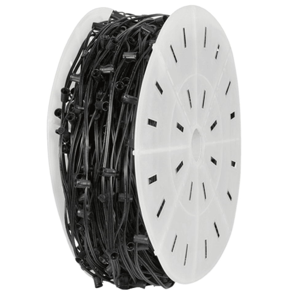 C9 Spool 15" Spacing Black 500' Spool