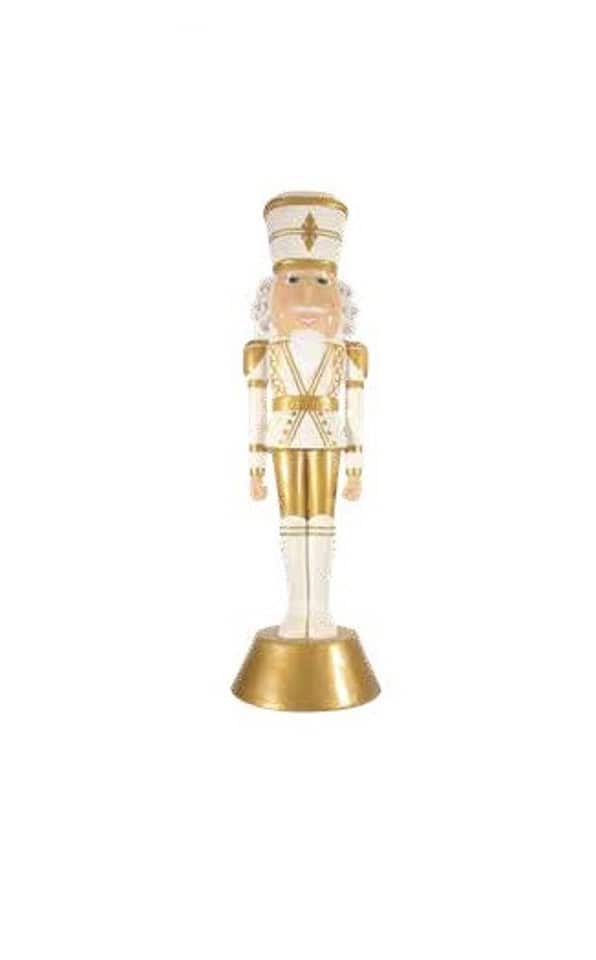 naetgxzurjnyexb2evt2fe4h-large.jpg Fiberglass Decor Nutcracker White and Gold 48" - Image 1