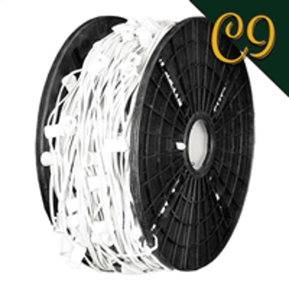 C9 Spool White 12" Spacing