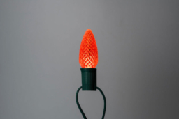 C9 Orange Faceted Bulbs - Image 2