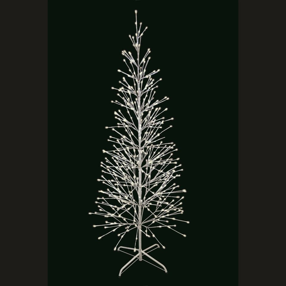 Birch Tree White 5.5'H 360 Light Count 5mm Warm White Twinkle