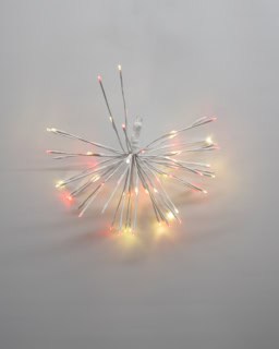 24" Warm White/ Red Spritzer