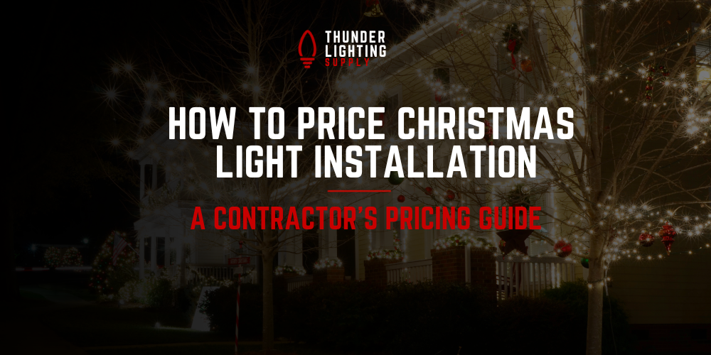 pricing christmas light installation