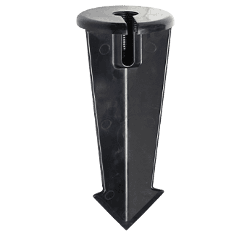 Heavy-Duty Slotted Plastic Landscape Lighting Mounting Stake