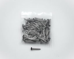 Screws 100Pk Stainless Black 1" X #8 - Image 3
