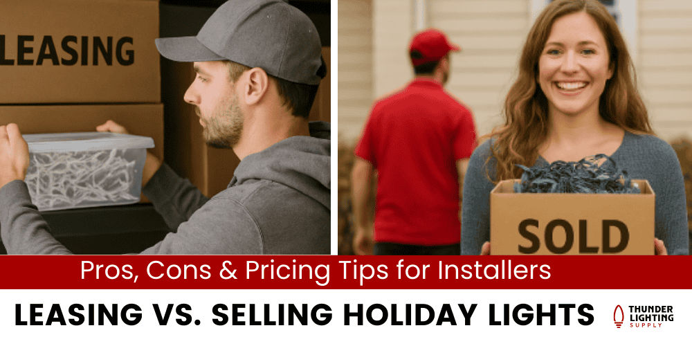 leasing vs selling holiday light