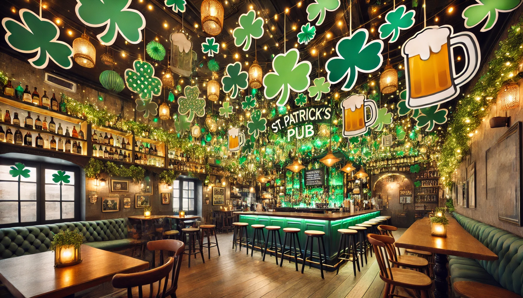 7 St. Patrick’s Day Lighting Ideas For Your Spaces (Easy & Festive) 8 st patricks display ideas